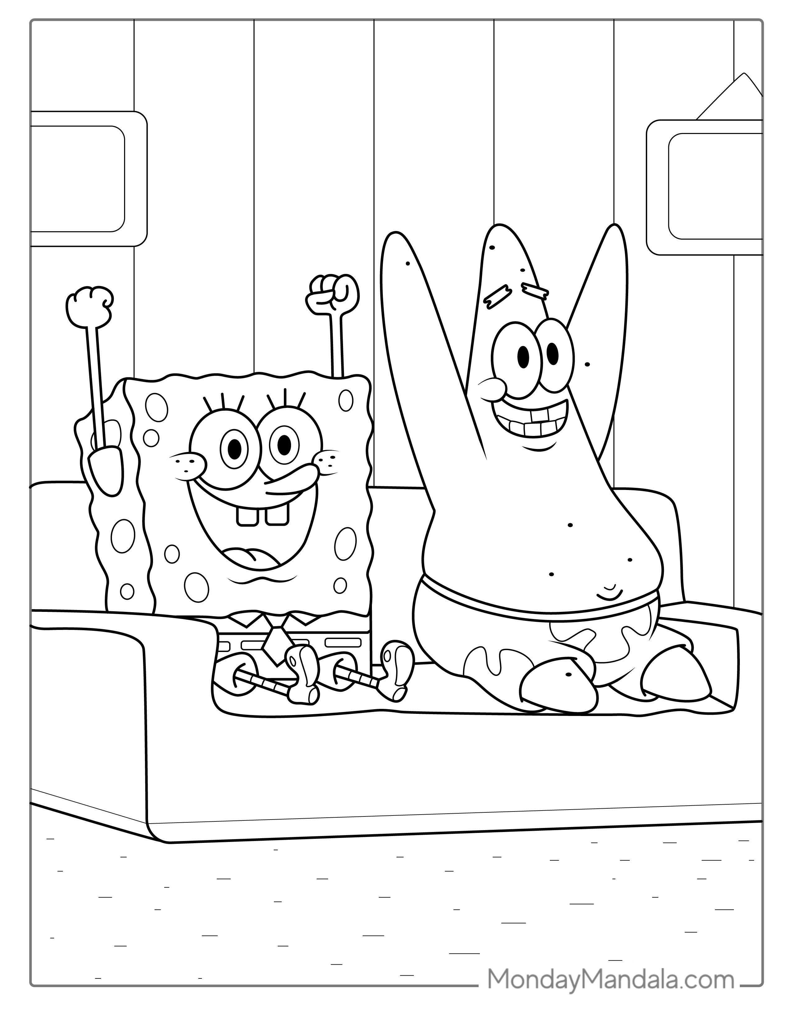 Spongebob and Patrick