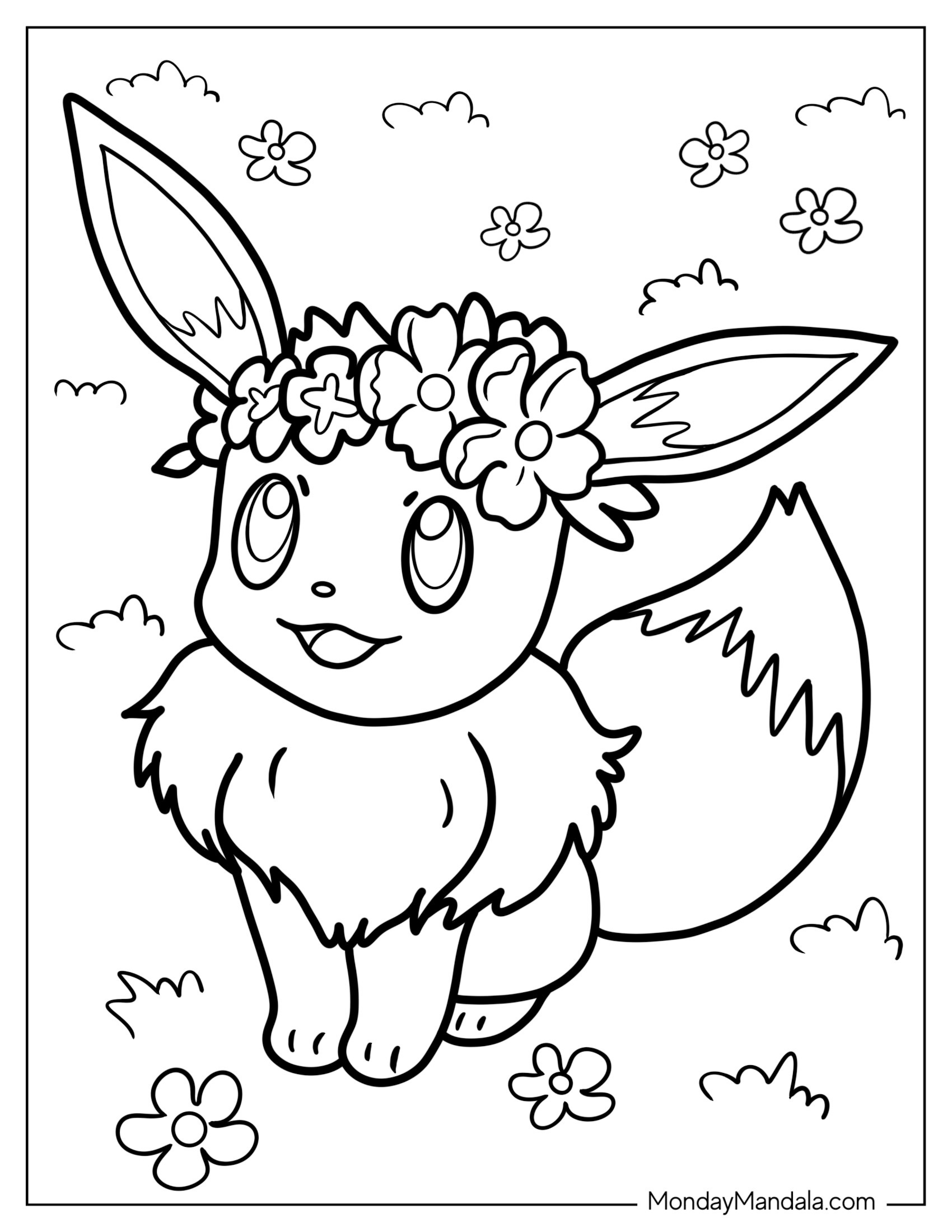 Eevee Flower Crown