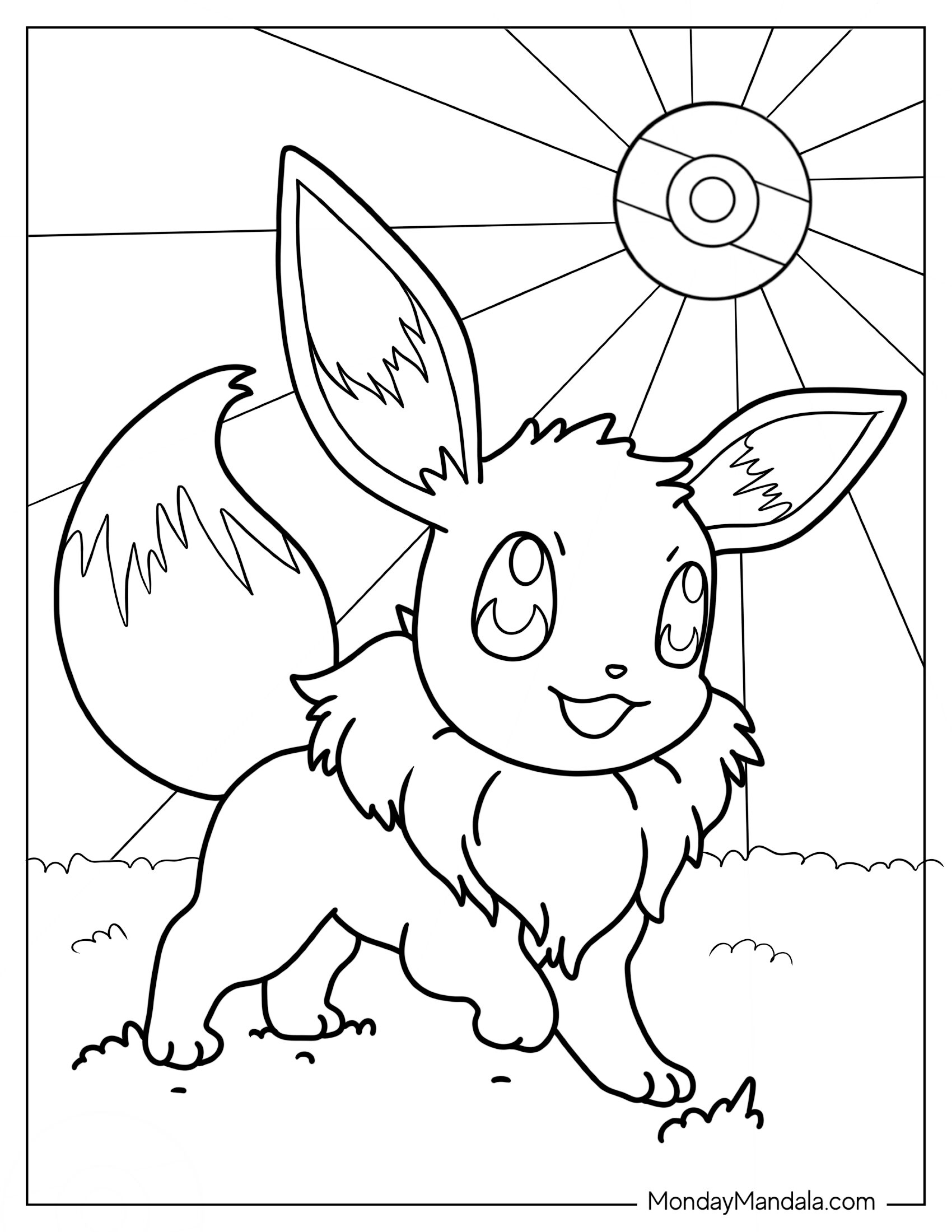 Eevee with Pokeball